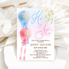 ジェンダーのミニマルモダンリスト 招待状