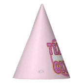 ジェンダーのリビールチームの女の子のパーティー帽子 パーティーハット (左)