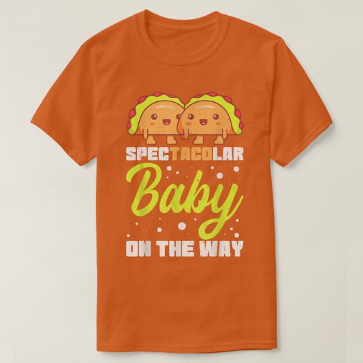 ジェンダーのリビールチームの女の子または男の子タコベビーシャワーPu Tシャツ (デザイン正面)