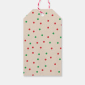 ジェンダーの明らかにするメッセージカードジンジャーパン ギフトタグ (裏面)