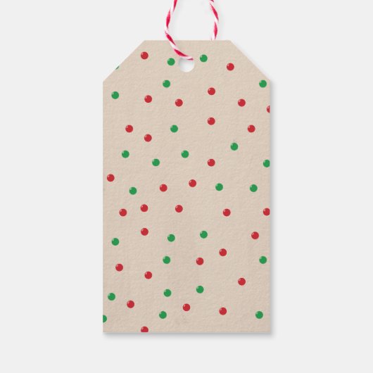 ジェンダーの明らかにするメッセージカードジンジャーパン ギフトタグ (裏面)