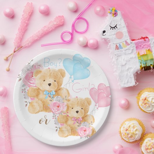 ジェンダーの暴露を待つことができる ペーパープレート (パーティー)