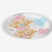 ジェンダーの暴露を待つことができる ペーパープレート (アングル)