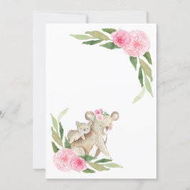 ジェンダーの発表//パステル空白のの発表 招待状