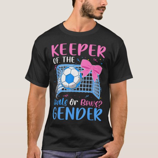 ジェンダーの目標の番人、またはジェンダーお披露目リボン Tシャツ (正面)