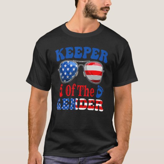 ジェンダーの飼育者7月4日ベビージェンダー・レバー Tシャツ (正面)
