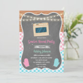 ジェンダーはオーブンのパーティの招待状でパンを明かす 招待状 (スタンド正面)