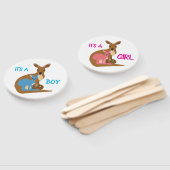 ジェンダーはカンガルーの母親と手のファンを明かす ハンドファン (組立なし)