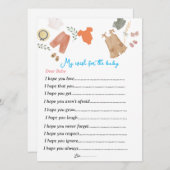 ジェンダーはパーティーゲームのベビーへの願いを明らかにする シーズンカード (正面/裏面)