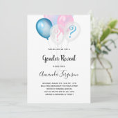 ジェンダーはパーティーブルーのピンクの男の子を明かす 招待状 (スタンド正面)