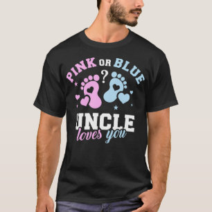 ジェンダーはプルオーバー叔父を明らかにする Tシャツ