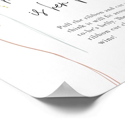 ジェンダーは彼女の腹のベビーゲームの大きさを明らかにする ポスター (角)