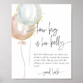 ジェンダーは彼女の腹のベビーゲームの大きさを明らかにする ポスター (正面)