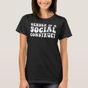 ジェンダーは社会構造トランスジェンダー非ビナー Tシャツ