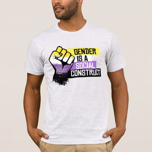 ジェンダーは社会的に構築される Tシャツ (正面)