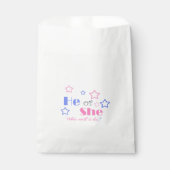 ジェンダーは赤ちゃんシャワーを彼または彼女は赤ちゃんシャワーを明らかにする フェイバーバッグ (正面)