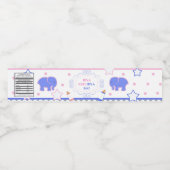 ジェンダーは赤ちゃんシャワーを彼または彼女は赤ちゃんシャワーを明らかにする ペットボトルラベル (シングルラベル)