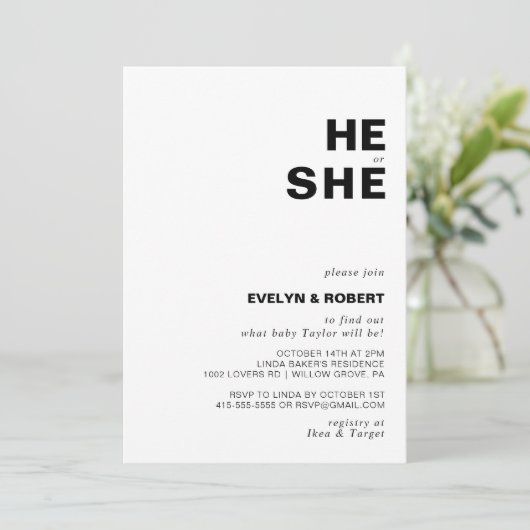 ジェンダーエレガントリビールをミニマル化 招待状 (スタンド正面)