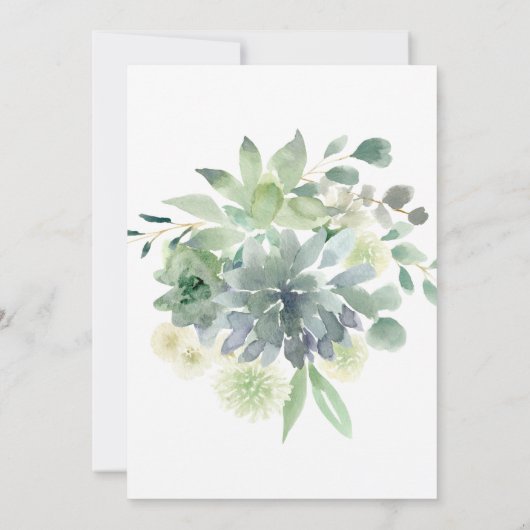 ジェンダーエレガントーが明かす緑のフローラ 招待状 (裏面)