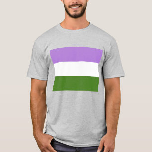 ジェンダークイエプライド国旗LGBTQ+ Tシャツ