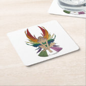 ジェンダーケア妖精の国 スクエアペーパーコースター (アングル)