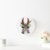 ジェンダーケア妖精の国 ラウンド壁時計 (ホーム)