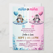 ジェンダースペインのでペンギンを明かす 招待状 (正面)