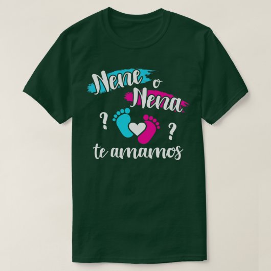 ジェンダースペインのはnene o o nena amamos mexico b tシャツ (デザイン正面)