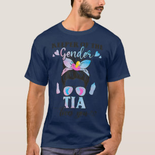ジェンダーティアのキーパーは、あなたが性別を明らかにするのを愛している Tシャツ