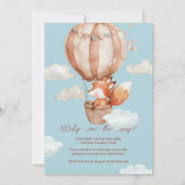 ジェンダーニュートラルなベビーシャワーの招待状 招待状