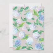 ジェンダーニュートラルのイースターベイビーシャワー 招待状 (裏面)