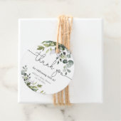 ジェンダーニュートラルのソフトグリーン ベビーシャワー フェイバータグ (インサイチュ)