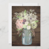 ジェンダーニュートラルのマスンジャー ベビーシャワー招待状 招待状 (裏面)