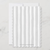 ジェンダーニュートラルベビーシャワー招待状 Oh Baby 招待状 (裏面)