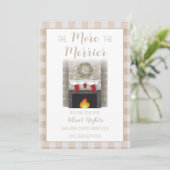 ジェンダーニュートラル妊娠発表ホリデーカード シーズンカード (スタンド正面)