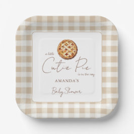 ジェンダーニュートラル ベビーシャワー Pie ペーパープレート