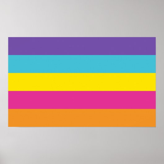 ジェンダーノンバイナリー Pride ポスター (正面)