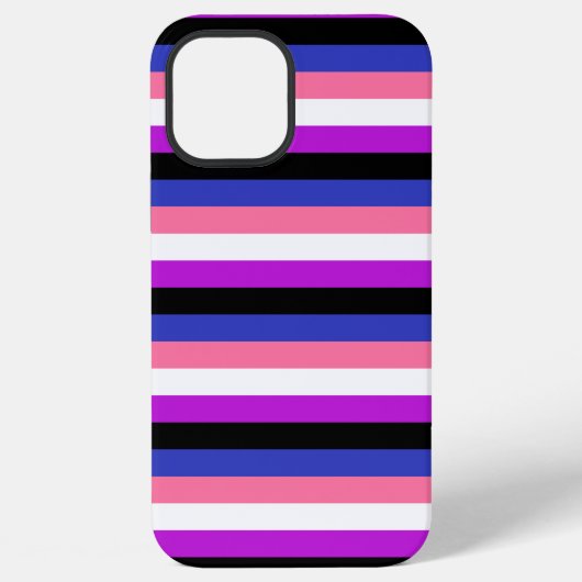 ジェンダーフルイドの旗の色 Case-Mate iPhoneケース iPhone 12 Pro Maxケース (裏面)