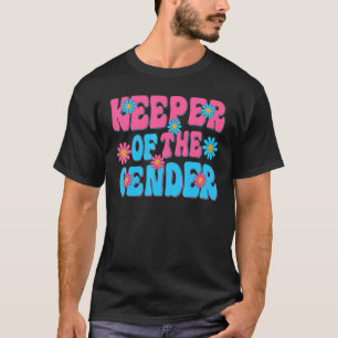ジェンダーベビーシャワーのキーパー性別レベルグロオ Tシャツ