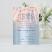 ジェンダーリバイバル足シルバーガールボーイ王室のツインズ1 招待状 (スタンド正面)