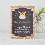 ジェンダーリビールキリンベビーシャワー招待状 招待状 (スタンド正面)