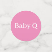 ジェンダーリビールギンガムとヒマワリベビーQ コンフェッティ (スモール正面)