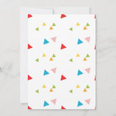 ジェンダーリビールサボニーニャニーニニノフィエスタ招待状 招待状 (裏面)