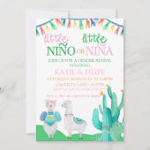 ジェンダーリビールニーナまたはニーノラマフィエスタベビー シーズンカード (正面)