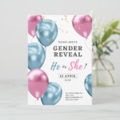 ジェンダーリビールパーティー,男の子か女の子 招待状 (スタンド正面)