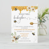 ジェンダーリビールビーハニーウォーターカラーデイジー 招待状 (スタンド正面)