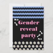 ジェンダーリビールベイビーシャワー招待状 招待状 (正面)