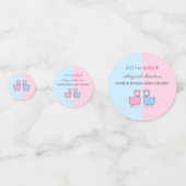 ジェンダーリビールベビーシャワーラマ紙吹雪 コンフェッティ (正面)