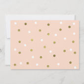 ジェンダーリビールベビーシャワー招待状 招待状 (裏面)