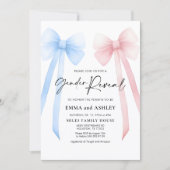 ジェンダーリビールボウ招待状 招待状 (正面)